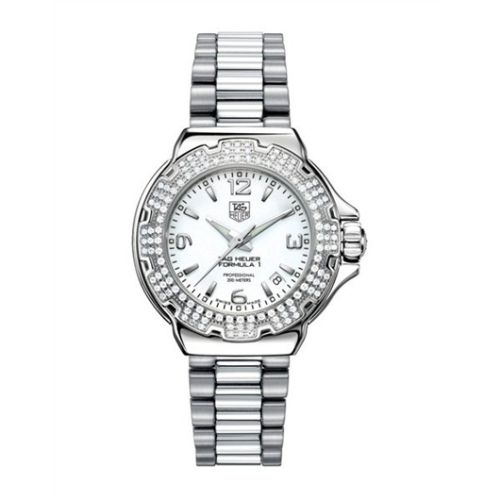 TAG Heuer Formula 1 Quartz 37 Stainless Steel / Diamond / White / Bracelet